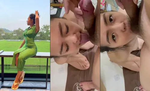 Em gái xinh nóng bỏng, thấy quay phim còn tạo dáng cute